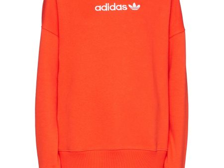 3-Stripes cuff logo embroidered sweatshirt - adidas - Red Fashion