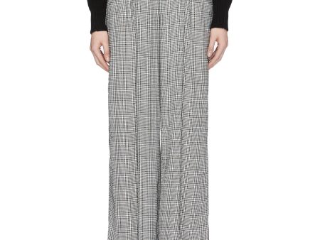 Hopes Up  houndstooth check plaid wide leg paperbag pants - C MEO COLLECTIVE - Multi-colour on Sale