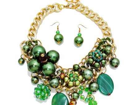 Green Necklace Sets Online Hot Sale