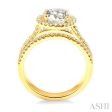 5 8 Ctw Diamond Semi-Mount Engagement Ring in 14K Yellow Gold Fashion