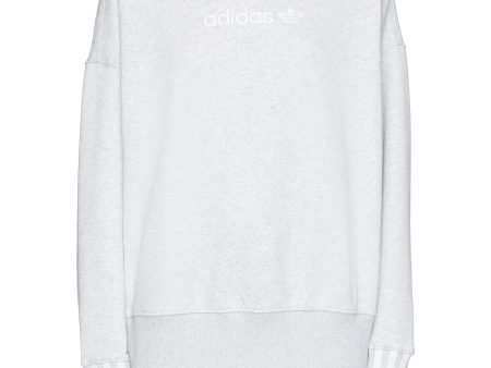 3-Stripes cuff logo embroidered sweatshirt - adidas - Grey For Discount