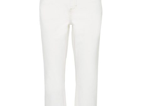 Petite raw cuff straight leg jeans Online now