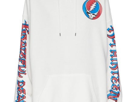 Grateful Dead  slogan print oversized hoodie - R13 - White Online Hot Sale