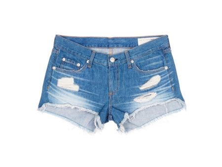 Cut Off  distressed denim shorts - rag & bone JEAN - Blue Discount