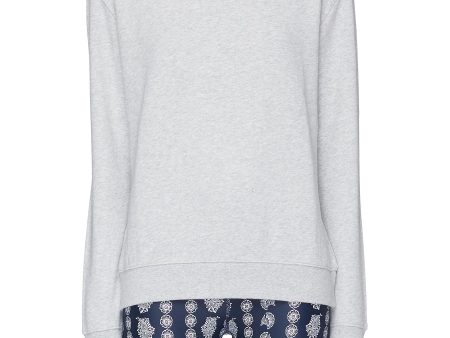 Stencil  cutout logo sweatshirt - THE UPSIDE - Grey For Cheap