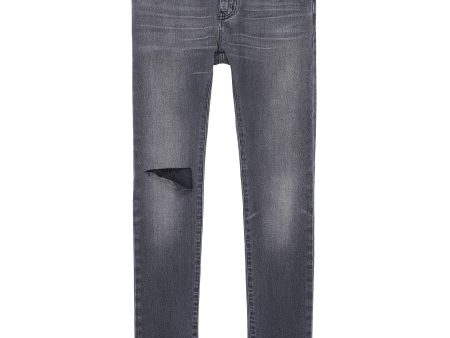 Ripped knee skinny jeans - Balenciaga - Grey For Sale