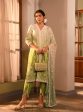 Mulmul Cotton Brie Green Kurta With Mulmul Cotton Brie Green Pant For Discount