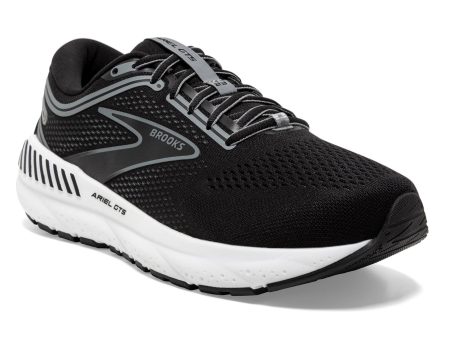 Brooks Women s Ariel GTS 23 Black Grey White Stability Shoe For Cheap