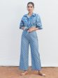 Mulmul Denim Imelda Light Blue Shirt With Imelda Light Blue Pant Supply