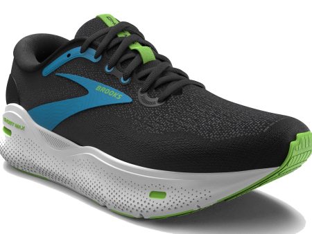 Brooks Men s Ghost Max Black Atomic Blue Jasmine Running Shoe Sale