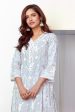 Mulmul Cotton Carnaby Light Blue Kurta Sale