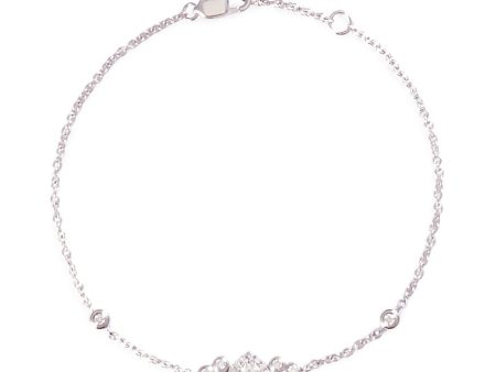 Diamond 18k white gold bracelet - LC Collection Jewellery - Metallic Online