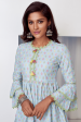 Mulmul Cotton Alpine Light Blue Kurta Fashion