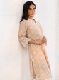 Mulmul Cotton Satari Beige kurta Online Hot Sale