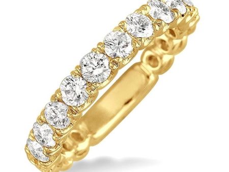 1 1 5 Ctw Diamond Matching Wedding Band in 14K Yellow Gold Supply