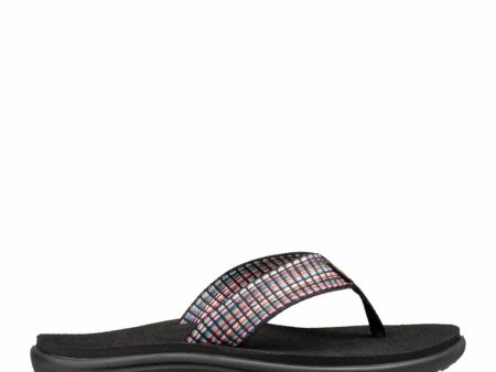 Teva Women VOYA FLIP BAR STREET MULTI BLACK For Discount