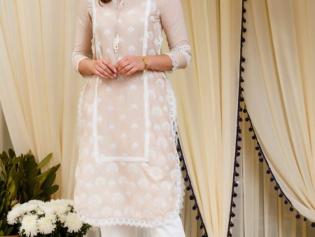 Mulmul Snowdrop Kurta Hot on Sale