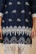 Aster Kurta Navy Blue Supply