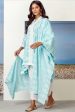 Mulmul Cotton Tiffany Turq Kurta Online Sale