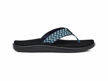 Teva Women VOYA FLIP PAINT TRACKS BLUE Discount