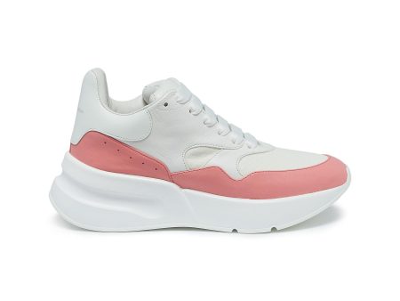 Oversized outsole colourblock leather sneakers - Alexander McQueen - White Supply