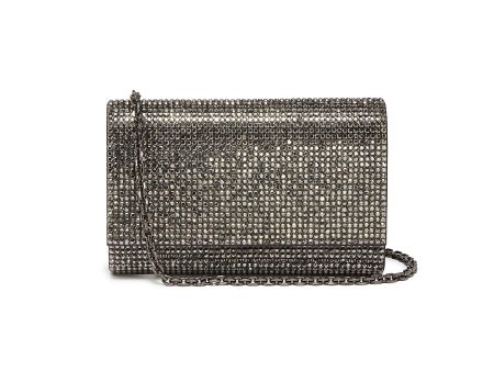 Fizzy  crystal pavé minaudière - Judith Leiber - Metallic Online