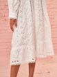 Mulmul Cotton Viv White Long Dress Online