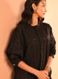 Mulmul Cotton Oriana Black Kurta With Mulmul Cotton Oriana Black Pant Online Hot Sale