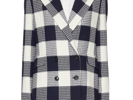 Harleston  check plaid bouclé blazer - Roland Mouret - Multi-colour Cheap