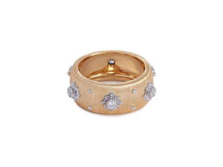 Macri Eternelle  diamond 18k yellow gold ring - Buccellati - Metallic Supply