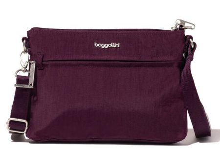 Baggallini Memento Crossbody Mulberry For Discount