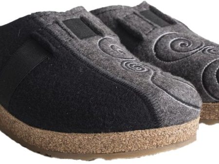 Haflinger Magic Black and Grey Clog Online