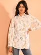 Mulmul Cotton Jem Printed White Shirt Cheap