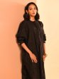 Mulmul Cotton Oriana Black Kurta With Mulmul Cotton Oriana Black Pant Online Hot Sale