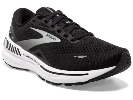 Brooks Women s Adrenaline GTS23 Black White Running Shoe Online Hot Sale