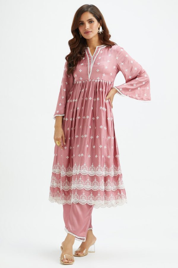 Albany Kurta MAUVE Supply