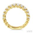 1 1 5 Ctw Diamond Matching Wedding Band in 14K Yellow Gold Supply