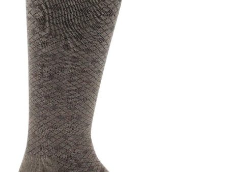 SockWell Men s Featherweight | Moderate Graduated Compression Socks Khaki For Cheap