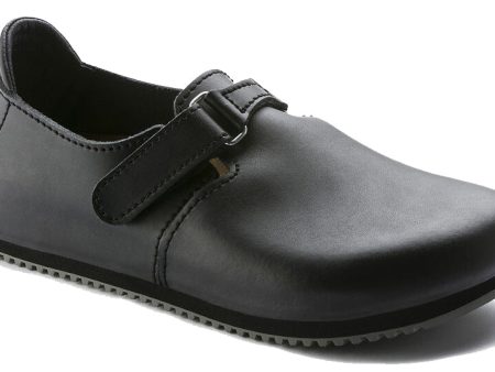 Birkenstock Linz Black Leather Supply