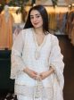 Mulmul Organza Sangli Off White Kurta with Sleeve With Mulmul Organza Sangli Off White Sharara Fashion