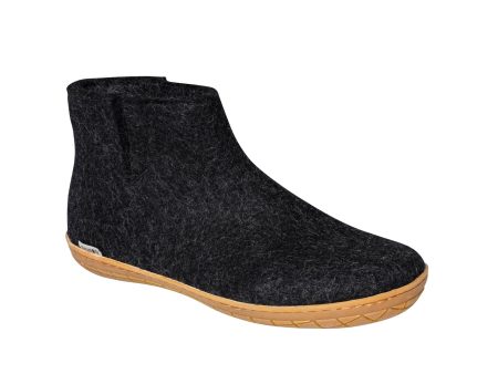 Glerups Boot Rubber Sole Charcoal Online Sale