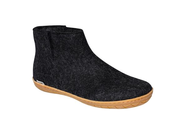 Glerups Boot Rubber Sole Charcoal Online Sale