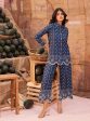 Mulmul Cotton Inaya Navy Shirt With Mulmul Cotton Inaya Navy Pant Fashion