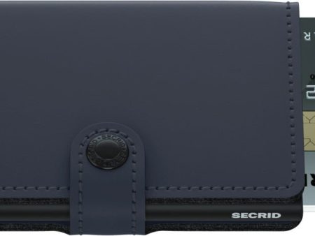 Secrid Mini Wallet Matte Night Blue Online Sale