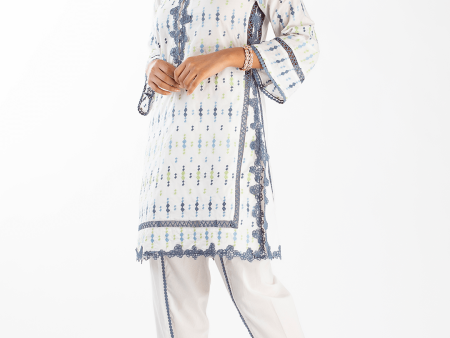 Mulmul Cotton Cupid White Kurta Cheap