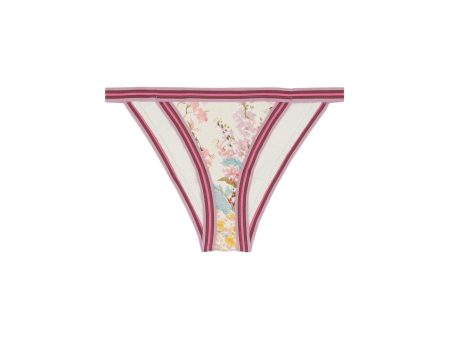 Heathers  stripe border garden floral print bikini bottoms - Zimmermann - Multi-colour Discount