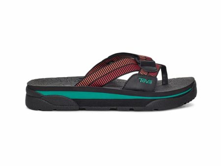 Teva Women REVIVE 95 SLIDE BLACK  ROCOCCO RED For Discount