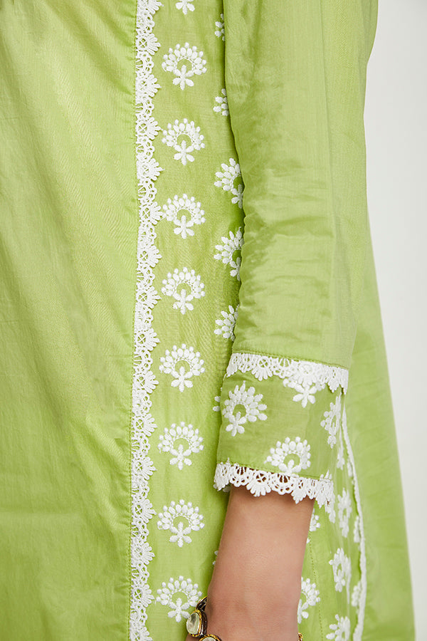 Cosmos Kurta Green Fashion