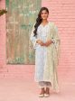 Mulmul Cotton Aaroh Light Blue Kurta With Mulmul Cotton Aaroh Light Blue Pant Fashion