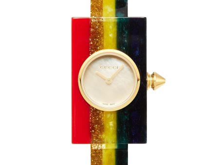 Vintage Web  rainbow resin watch - Gucci - Multi-colour For Cheap